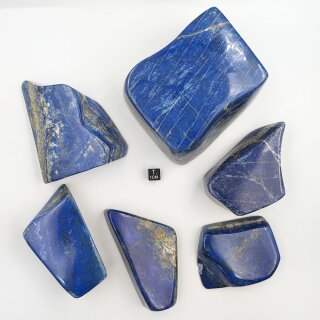 Lapislazuli gemischte Formen Lot VE 6 St