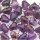 Amethyst Herz geschwungen gestiftet ca. 25x20mm VE5St.