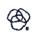 Lapislazuli Armband Nugget ca. 0,5x0,7 / 19cm VE25St.