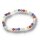 Chakra Farben Armband Kugel ca. 0,4 / 18cm - Modell 2 VE25St.