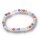 Chakra Farben Armband Kugel ca. 0,4 / 18cm - Modell 2 VE25St.