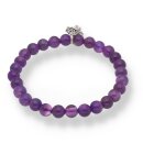 Amethystquarz Armband Kugel ca. 0,6 / 19cm