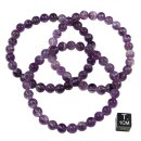 Amethystquarz Armband Kugel ca. 0,8 / 19 cm VE25St.