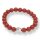 Jaspis rot Armband Kugel mit Buddhakopf ca. 0,8 / 19cm