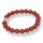 Jaspis rot Armband Kugel mit Buddhakopf ca. 0,8 / 19cm