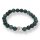 Moosachat Armband Kugel mit Buddhakopf ca. 0,8 / 19cm