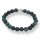 Moosachat Armband Kugel mit Buddhakopf ca. 0,8 / 19cm