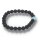 Onyx matt mit Larimar Armband Kugel ca. 0,6 / 19cm